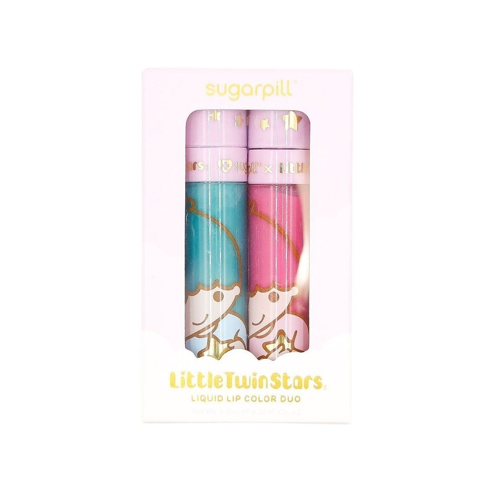 Sugarpill Little Twin Stars Liquid Lip Color Duo - Kiki & Lala - Limited Edition